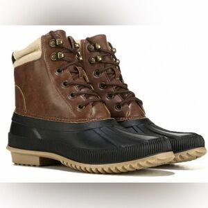 Madden Girl Two-Tone Duck Boots